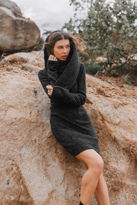Sweater Dress Freyja Brown
