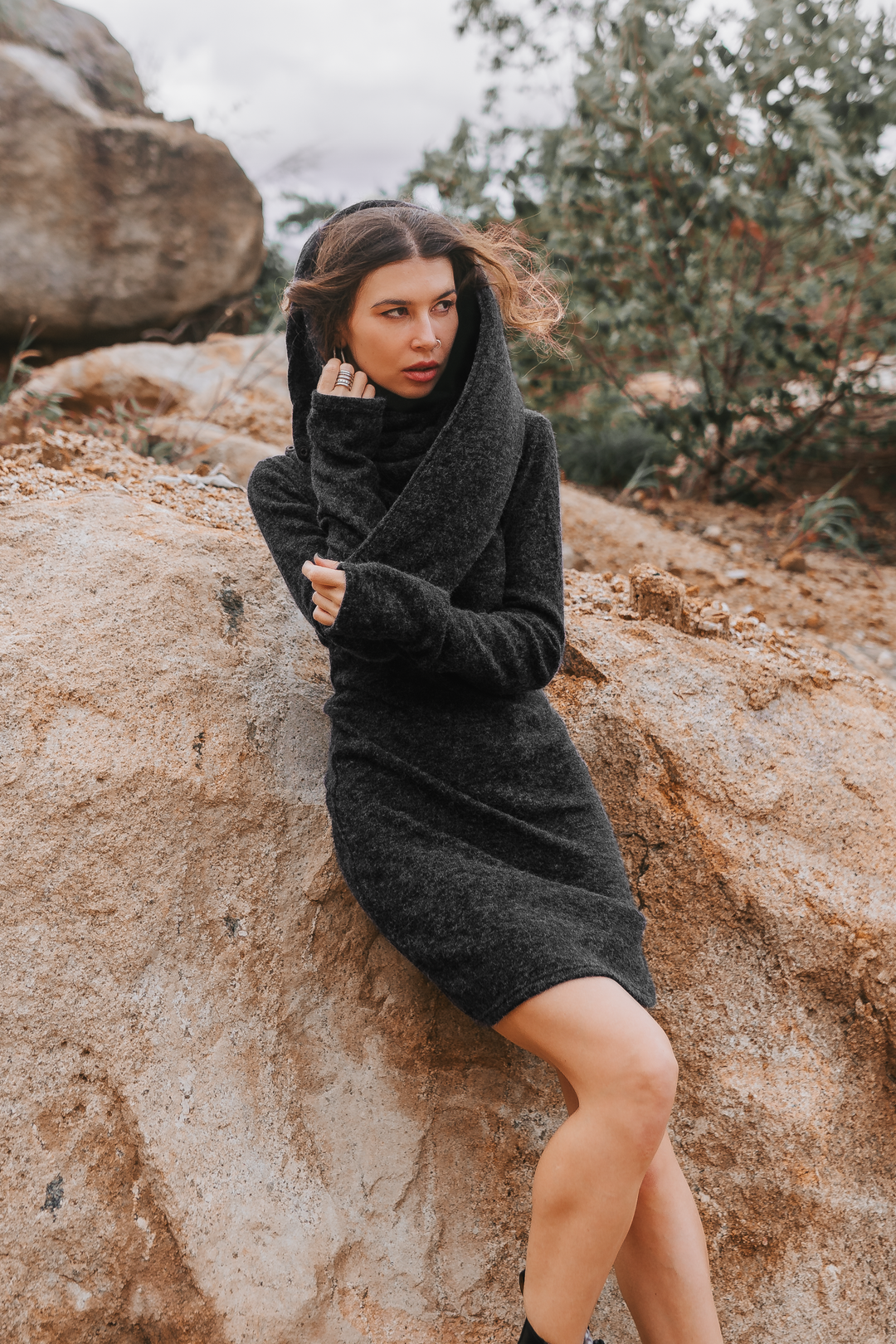 Sweater Dress Tinúviel Black