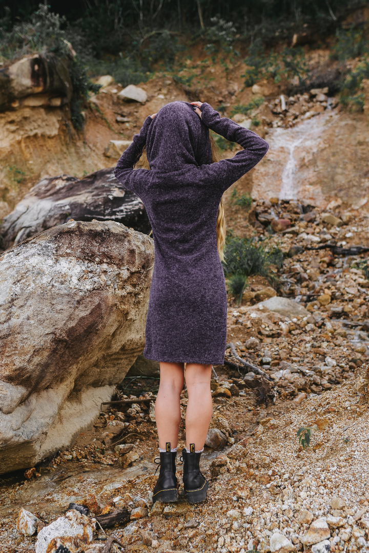 Sweater Dress Tinúviel Purple