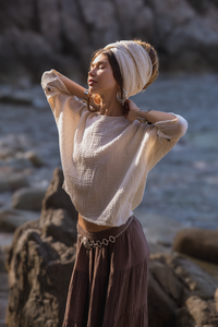 Alisa Boho Top Cream