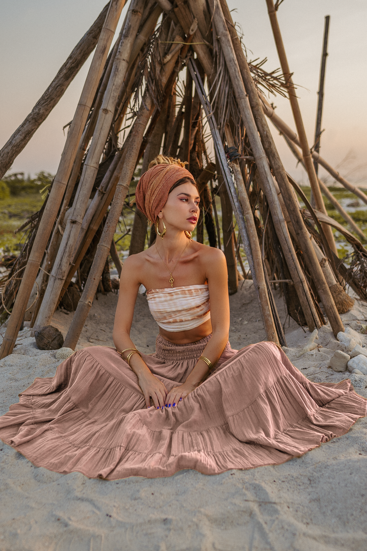 Maxi Skirt Moana Desert Rose