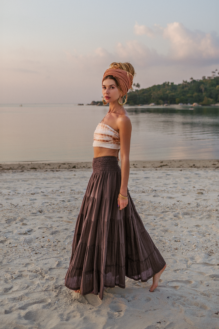 Maxi Skirt Moana Brown