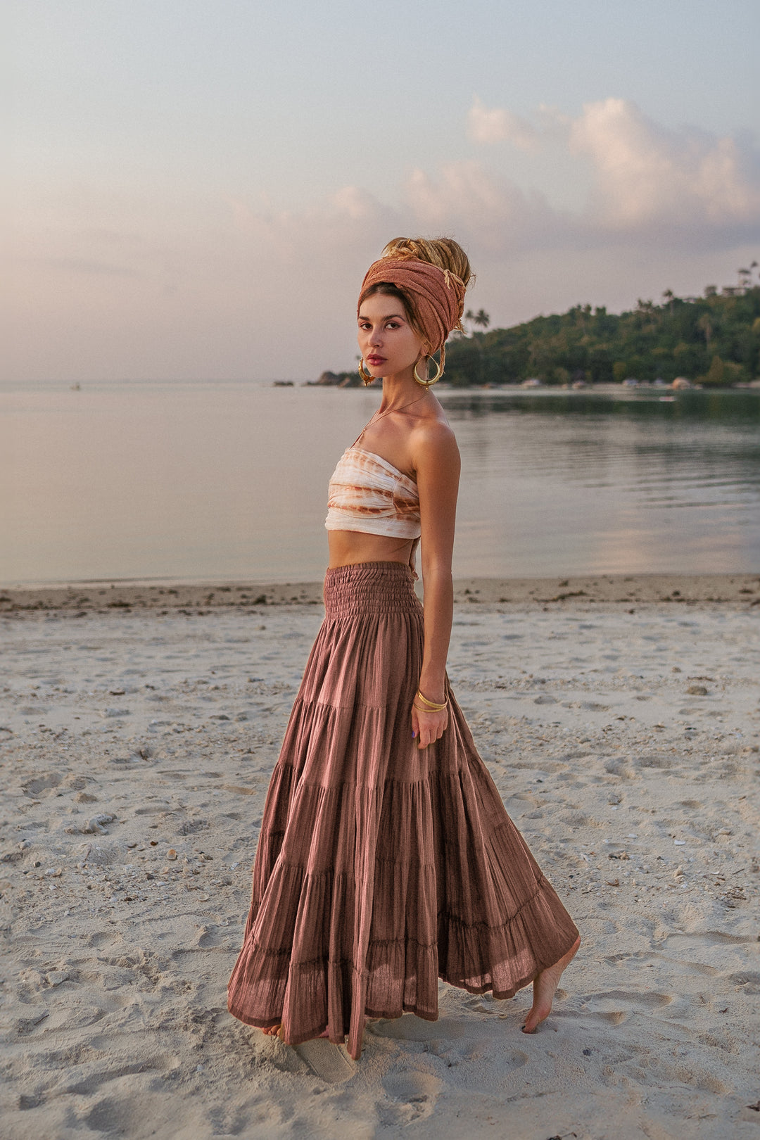 Maxi Skirt Moana Sandstone