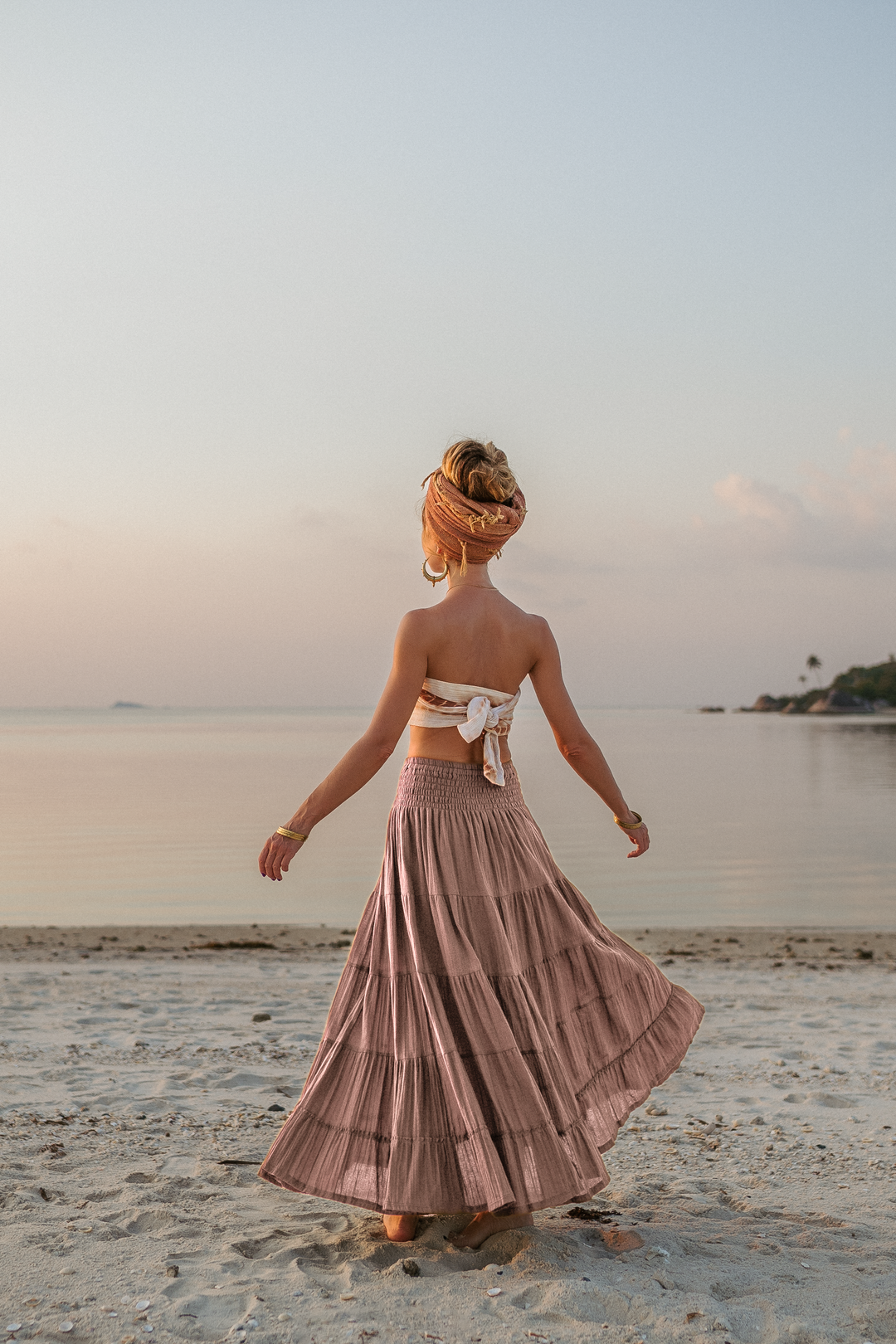 Maxi Skirt Moana Desert Rose