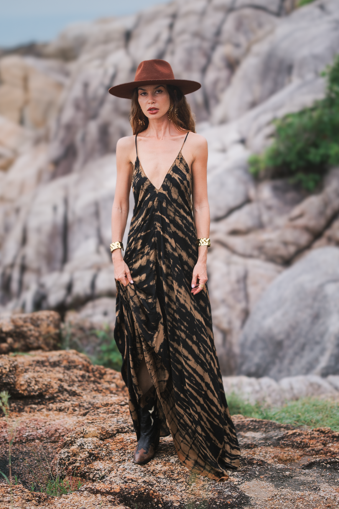 Zendaya Dress Bronze