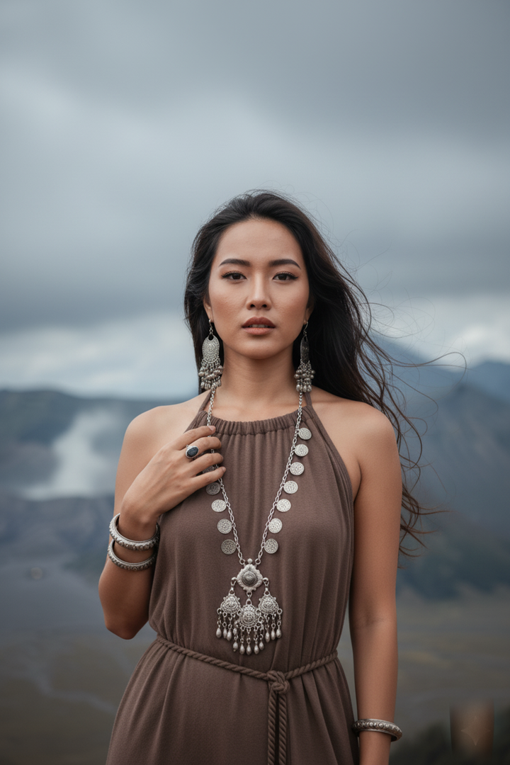 Dune Wrap Dress Mocha