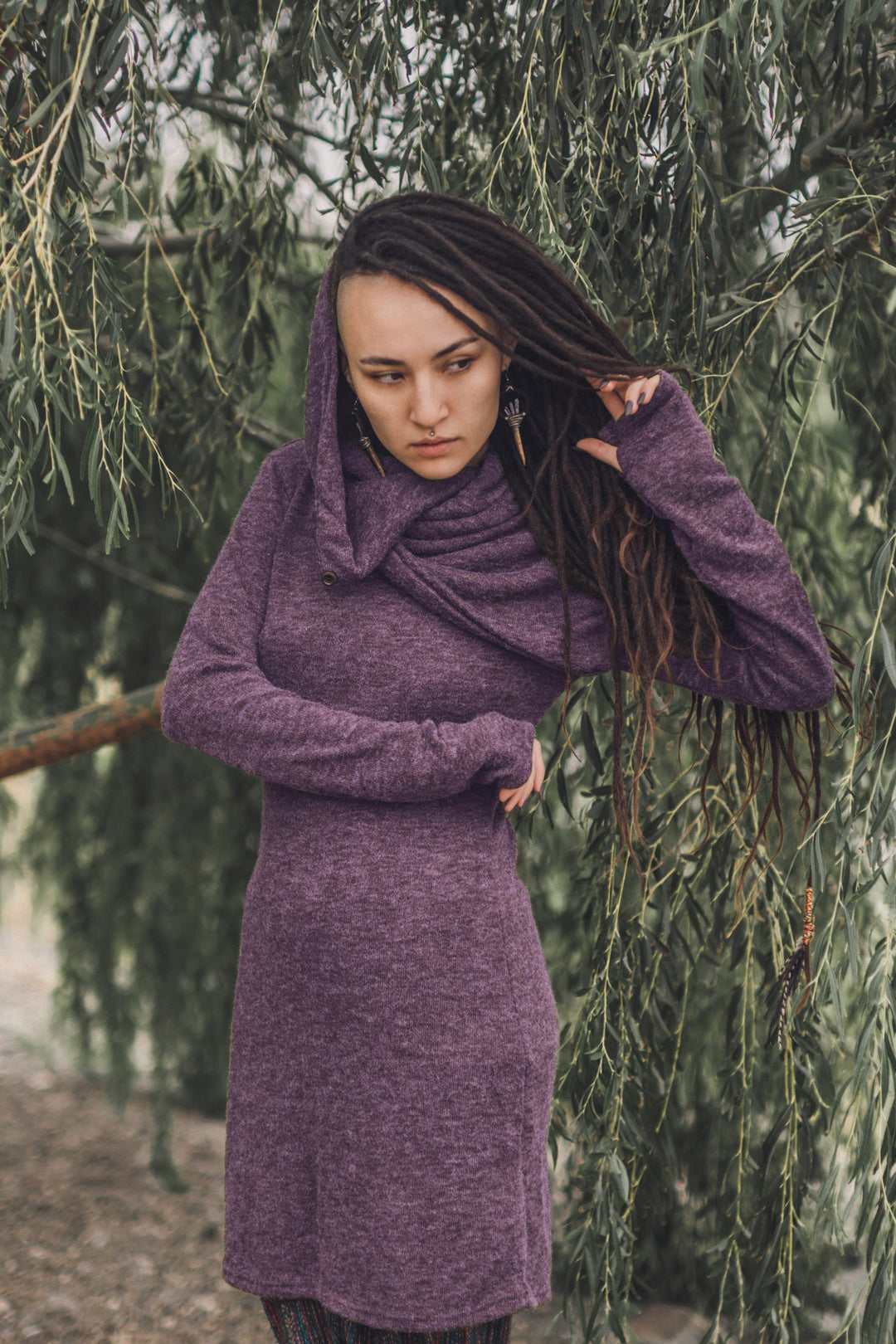 Sweater Dress Tinúviel Purple