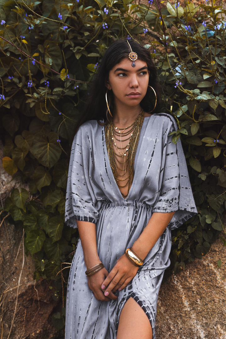 Nola Dress Light Grey