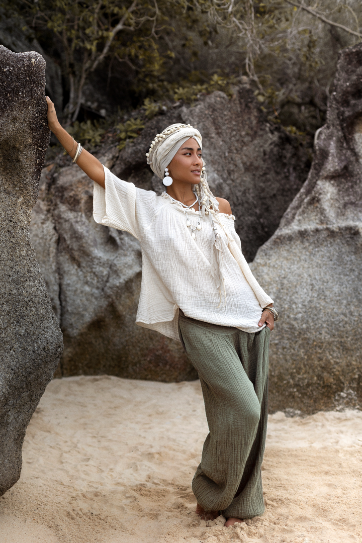 Yogana Pants Sage Grey