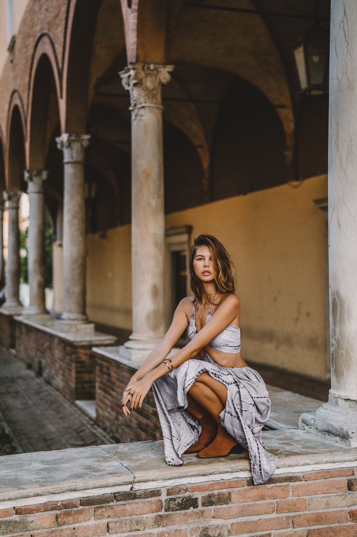 Aphrodite Dress Light Grey
