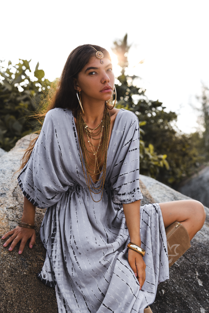 Nola Dress Light Grey