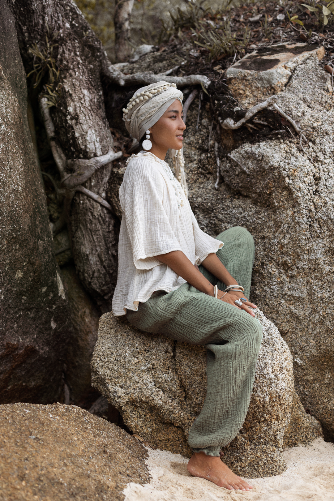 Yogana Pants Sage Grey