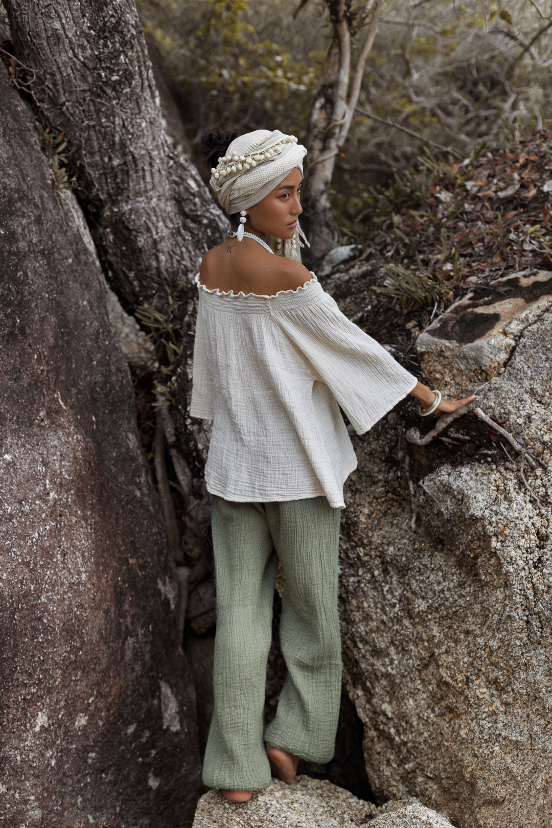 Yogana Pants Sage Grey
