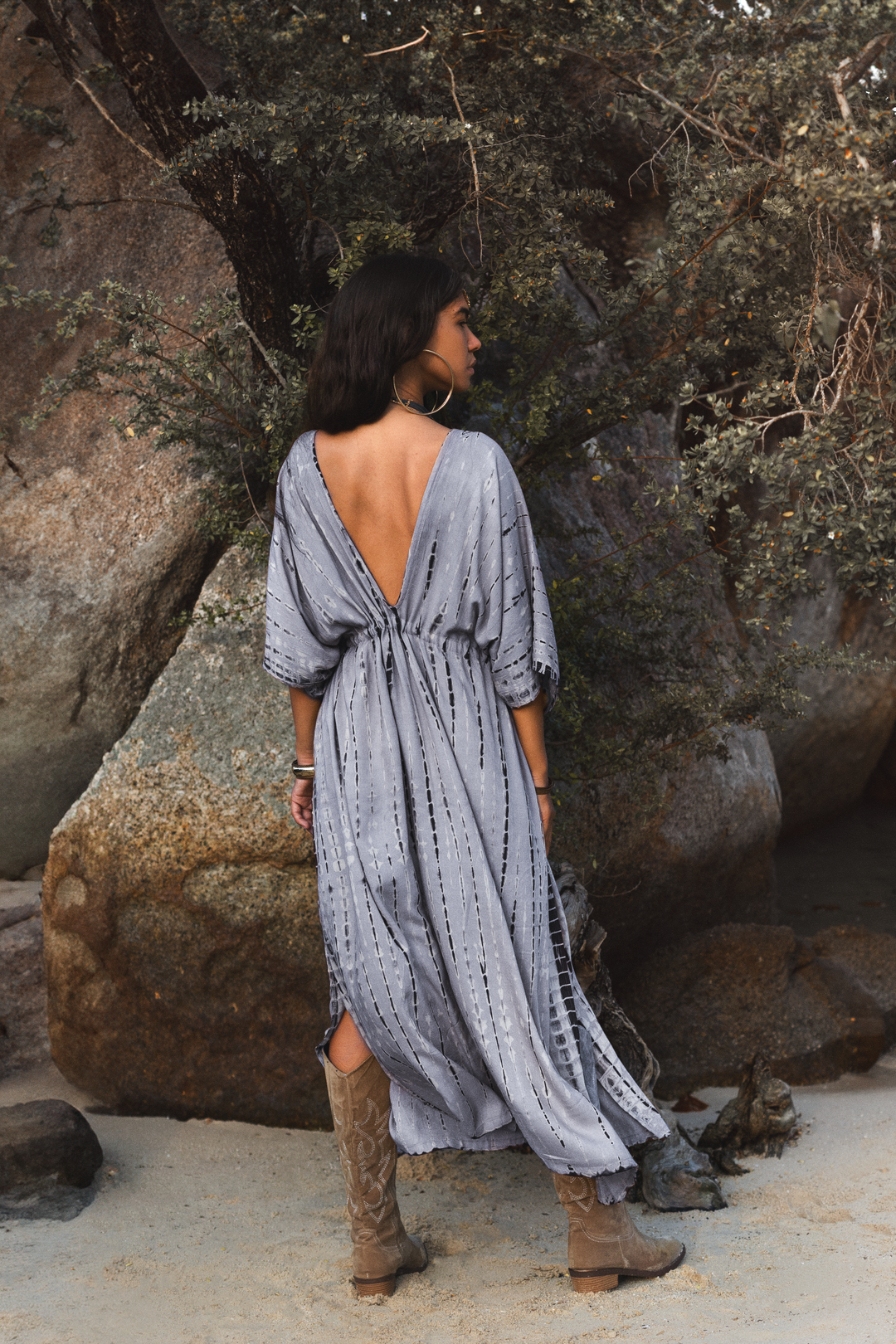 Nola Dress Light Grey