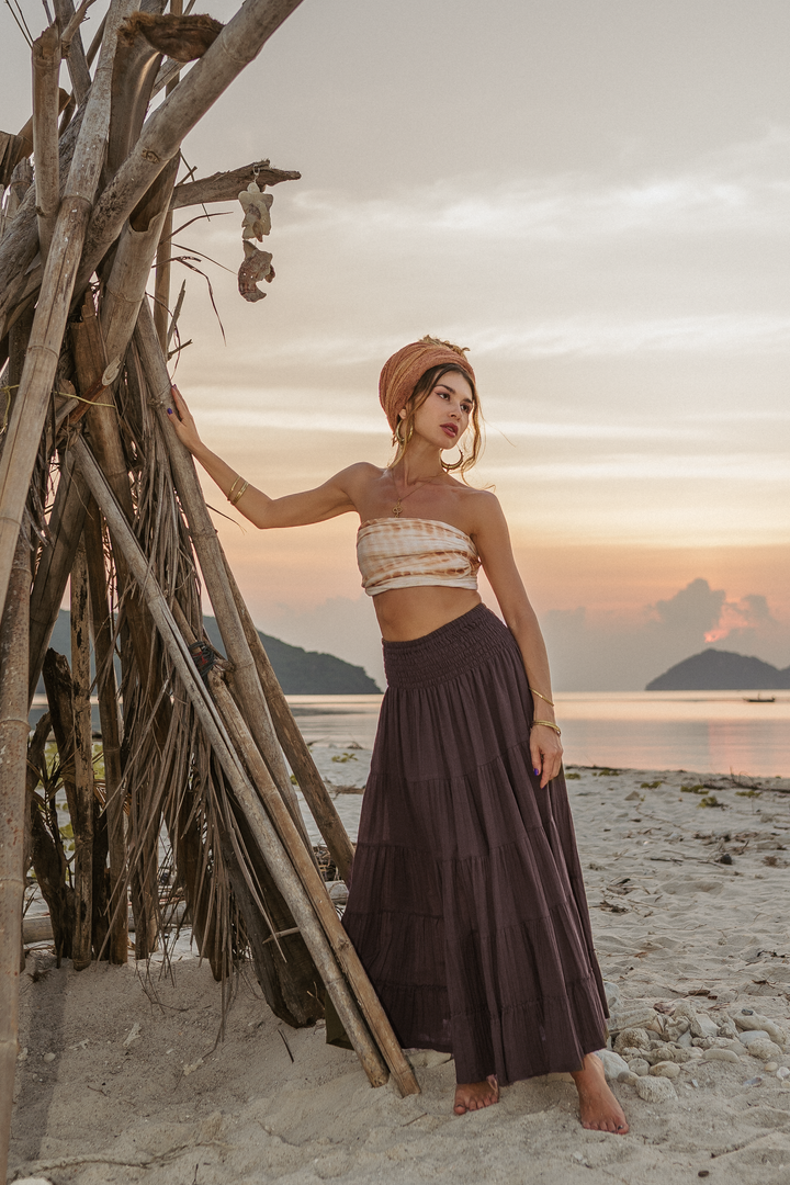 Maxi Skirt Moana Brown