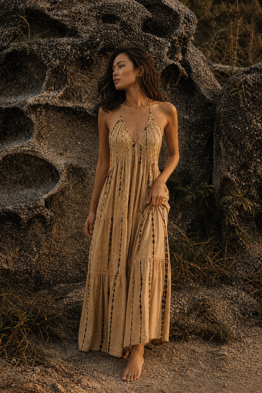 Nilin Dress Beige