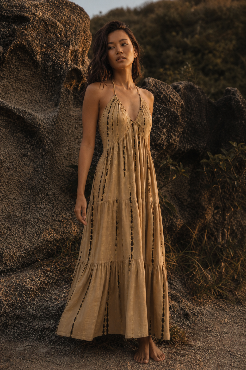 Nilin Dress Beige