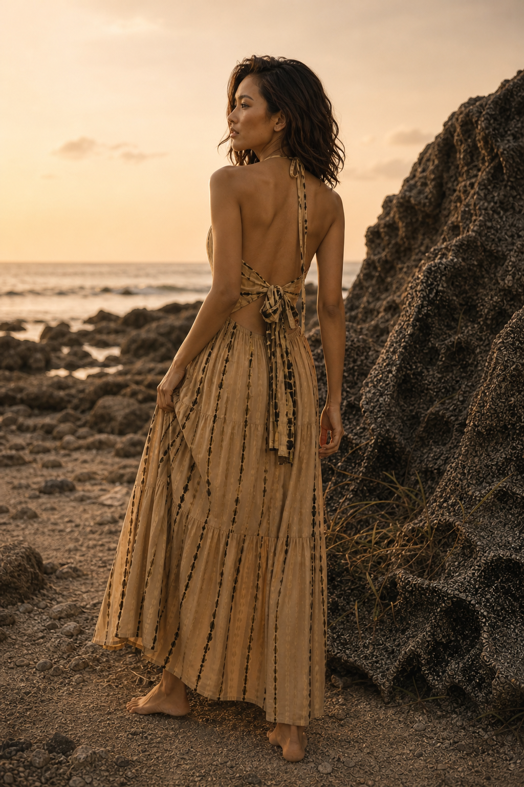 Nilin Dress Beige