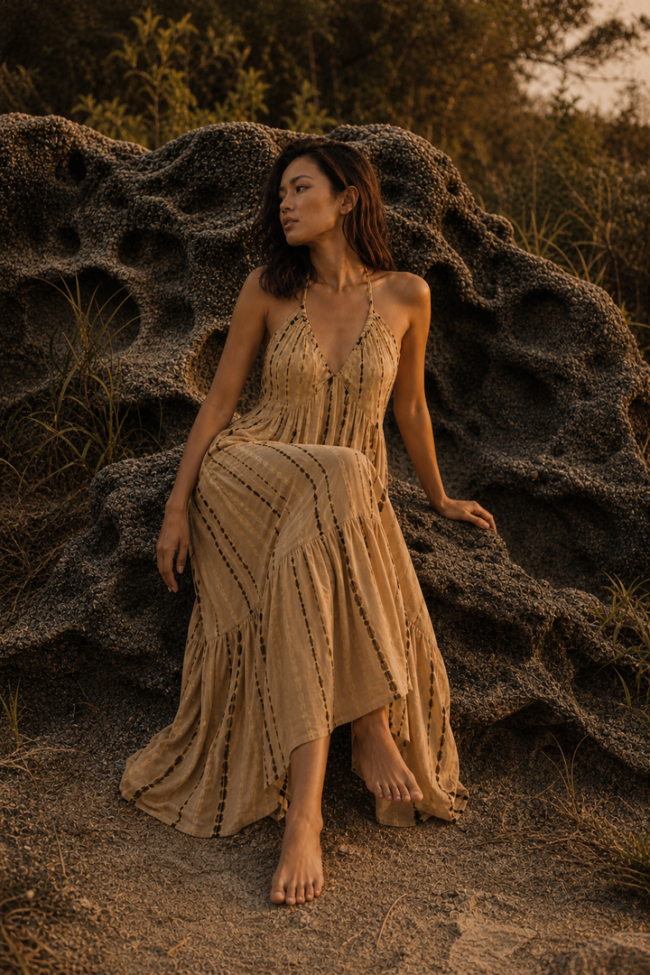 Nilin Dress Beige