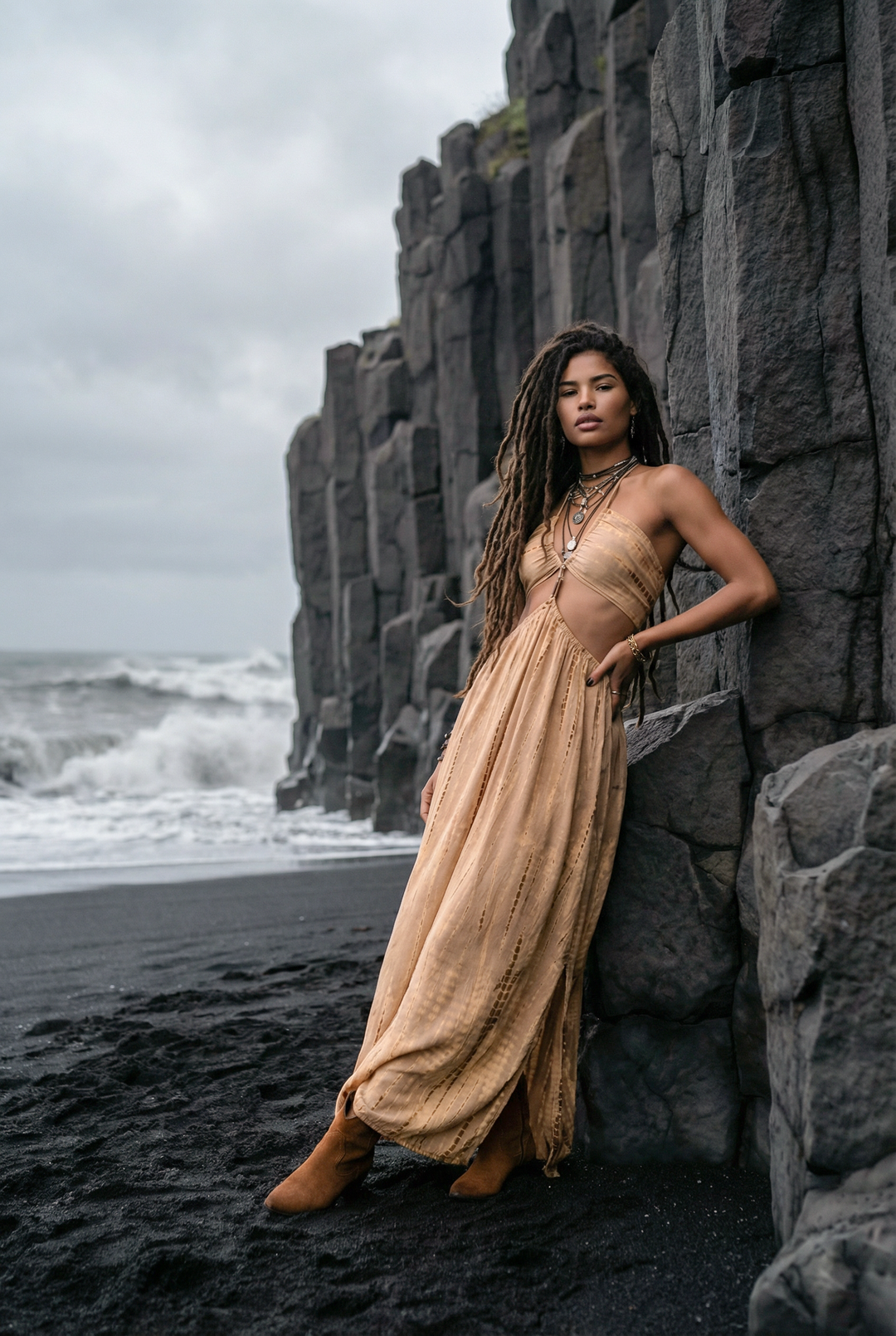 Aphrodite Dress Beige