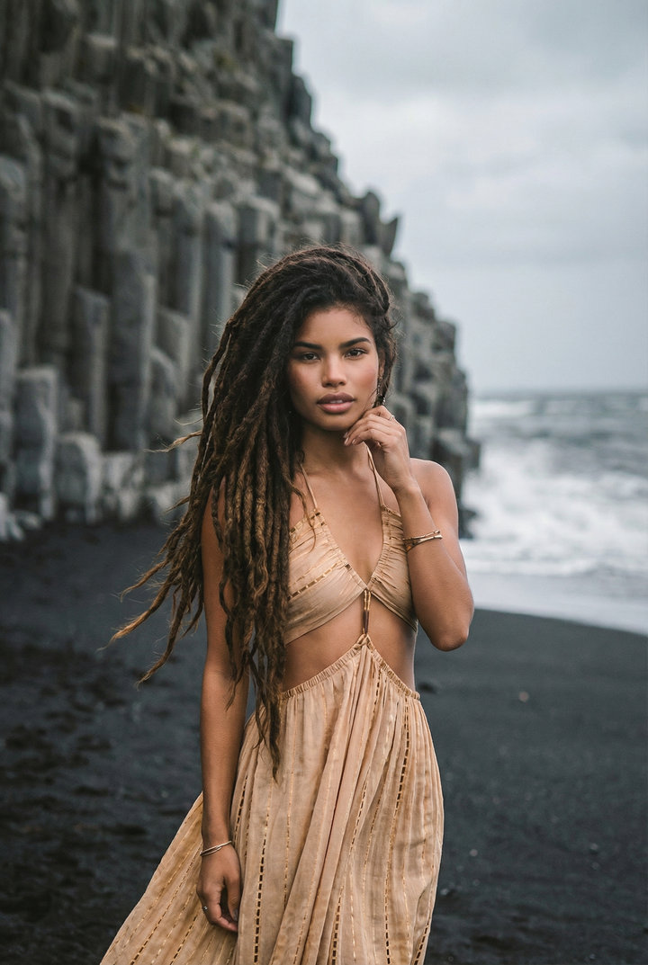 Aphrodite Dress Beige