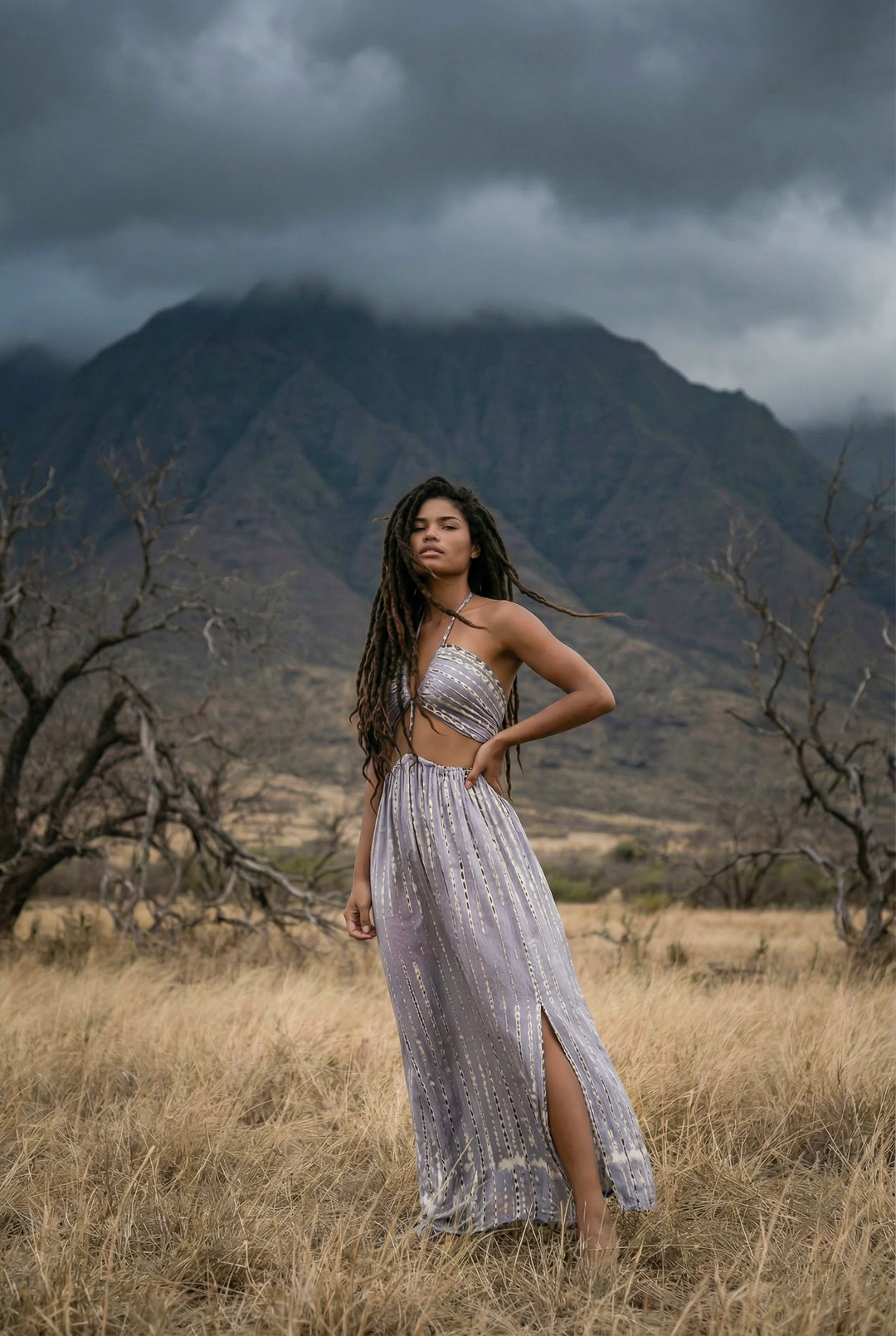 Aphrodite Dress Light Grey