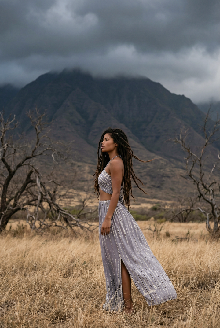 Aphrodite Dress Light Grey