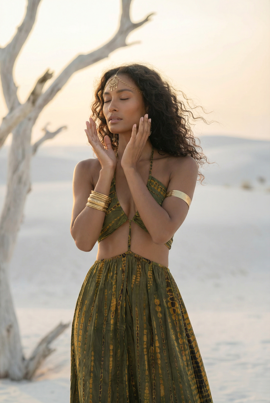 Aphrodite Dress Olive