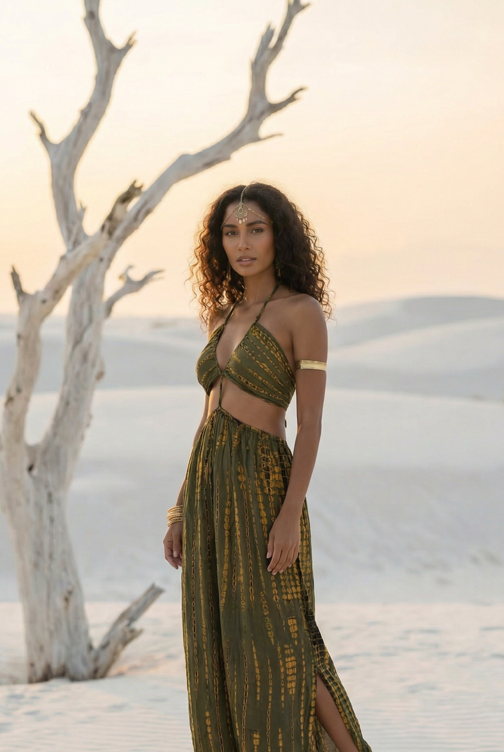 Aphrodite Dress Olive