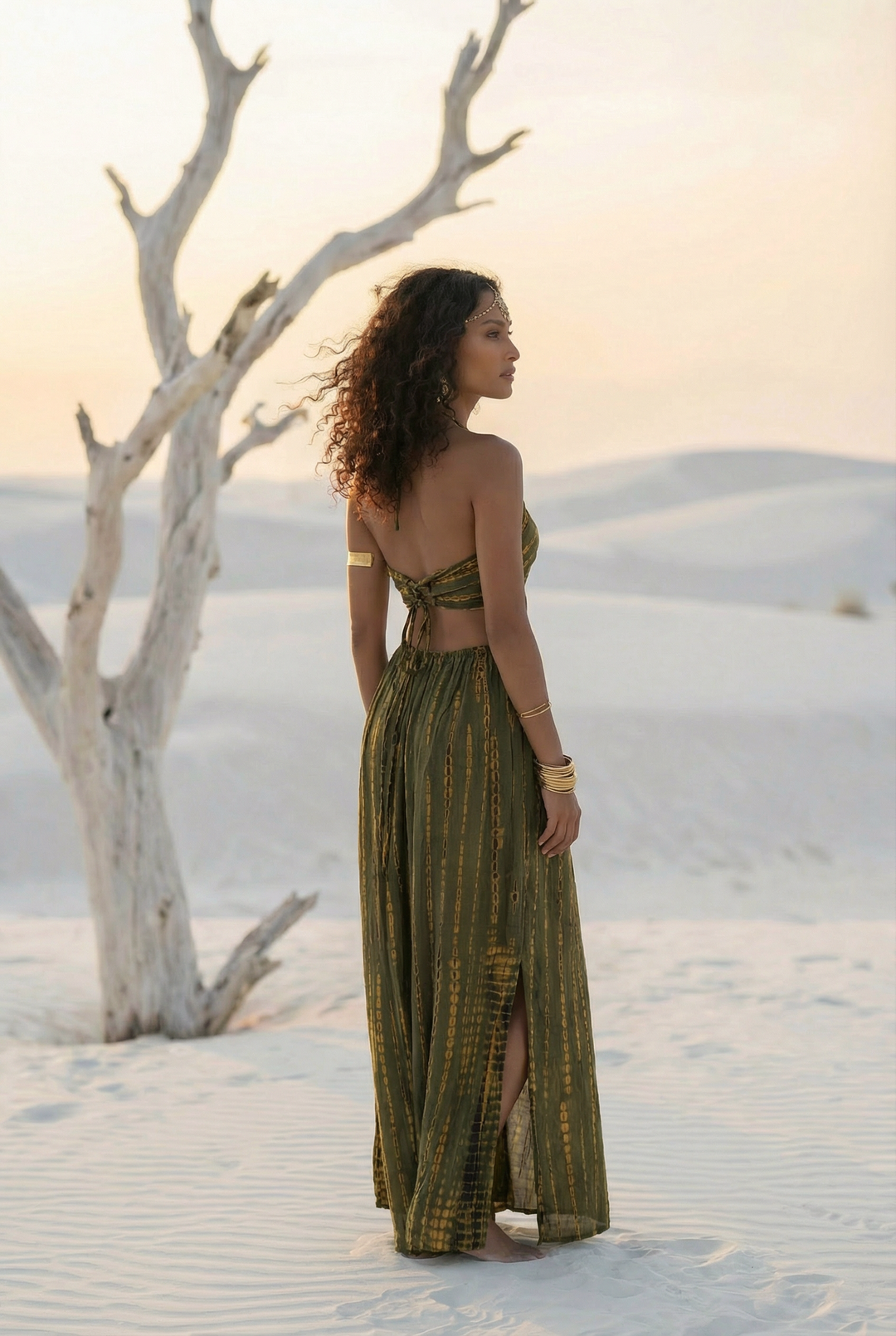 Aphrodite Dress Olive