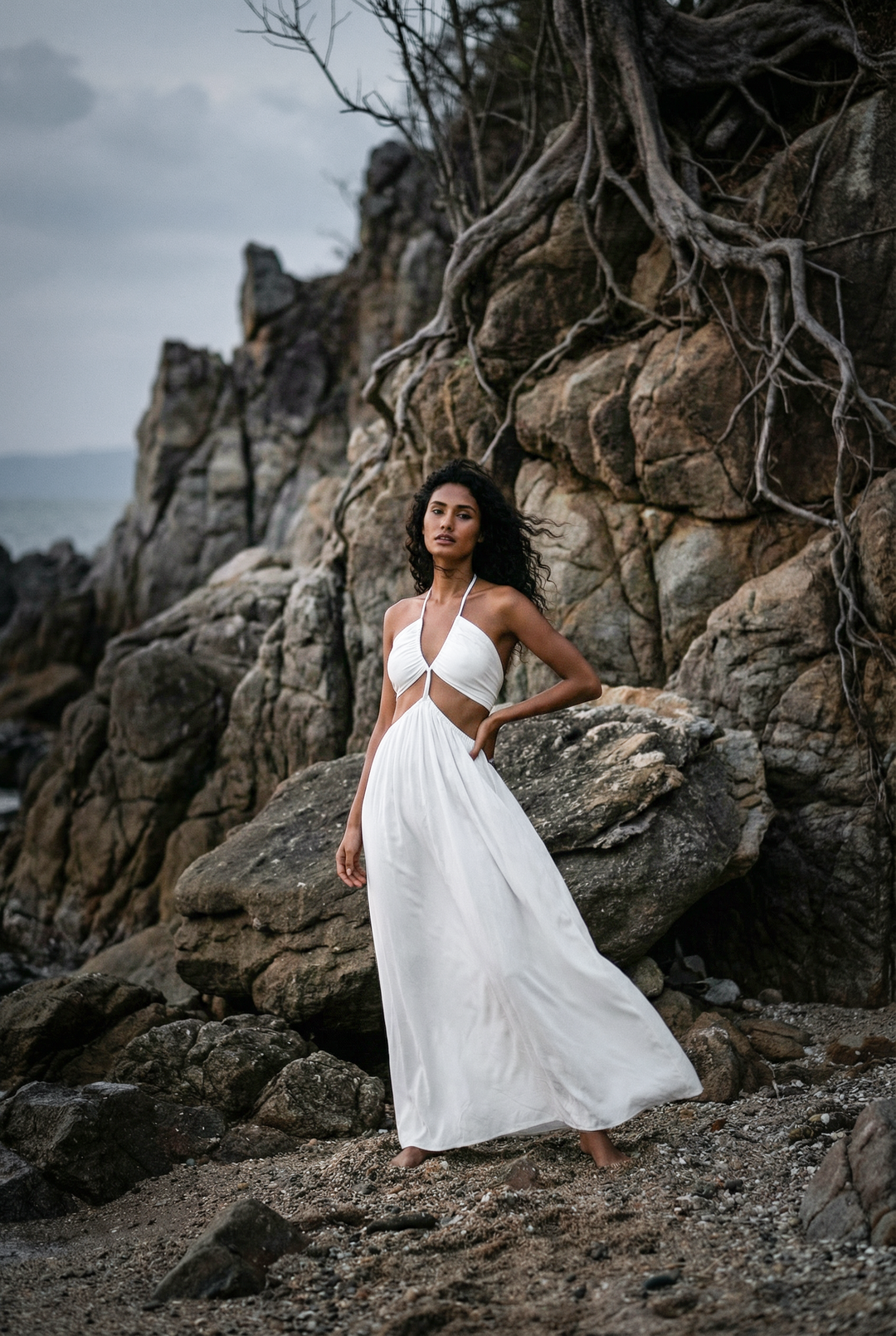 Aphrodite Dress White