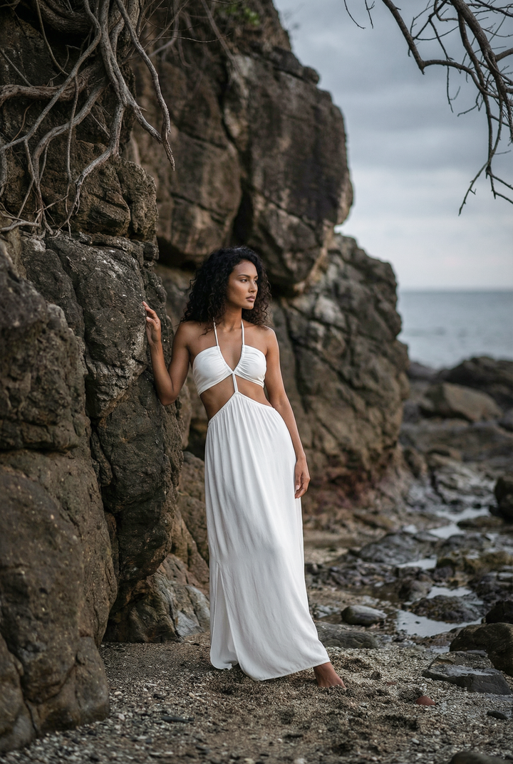Aphrodite Dress White