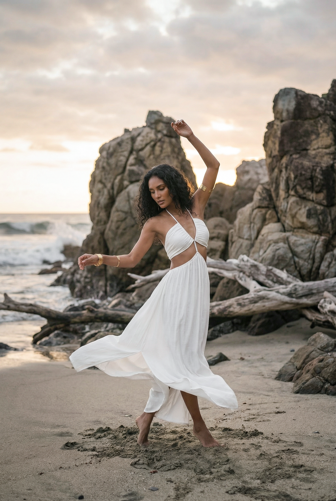 Aphrodite Dress White