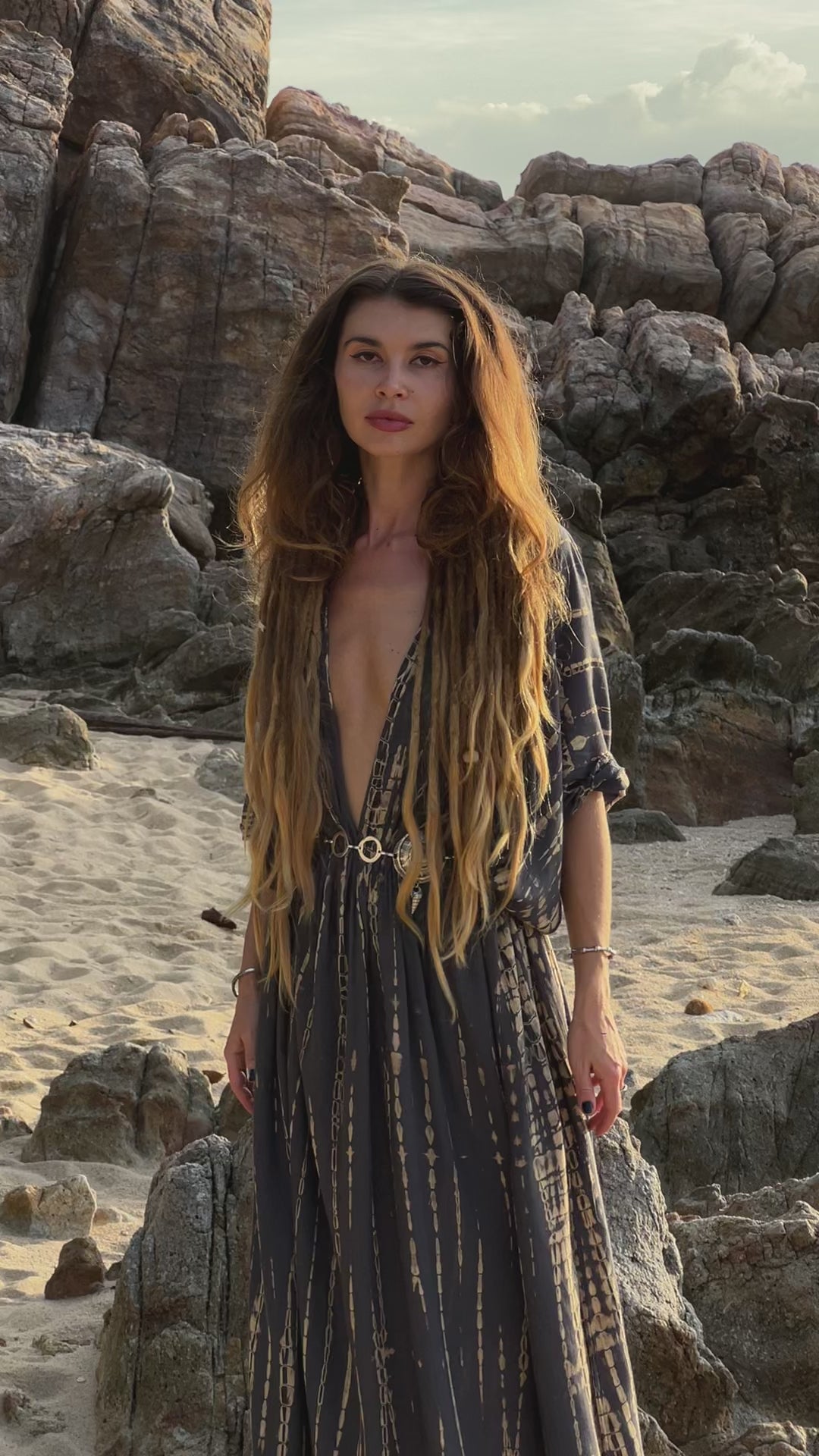 Nola Dress Dark Grey
