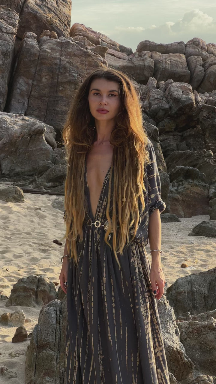 Nola Dress Dark Grey