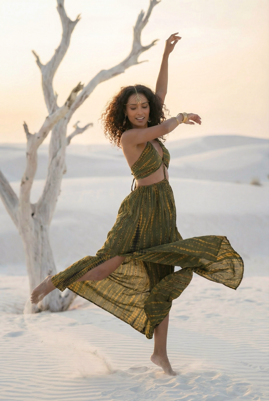 Aphrodite Dress Olive