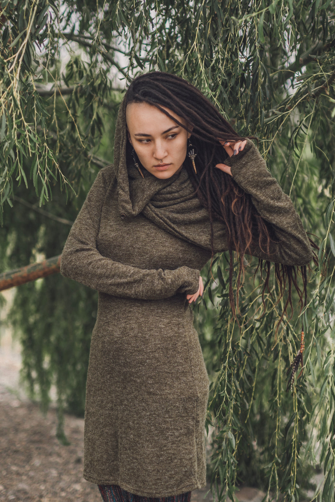 Sweater Dress Tinúviel Olive