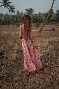 Flamingo Tie Dye Dress Naria