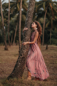 Flamingo Tie Dye Dress Naria