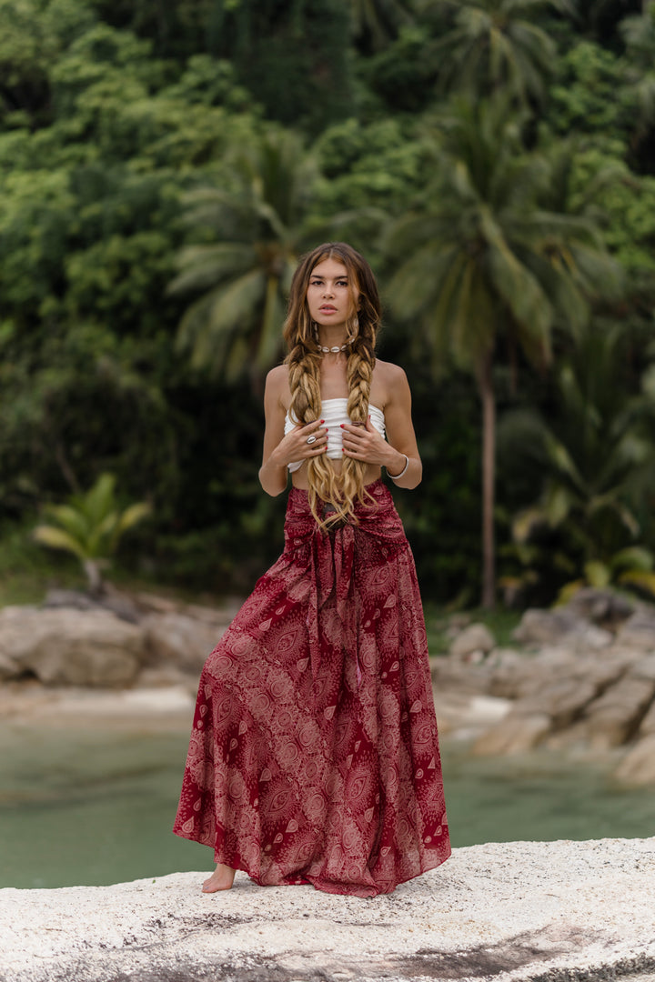 Maxi Skirt & Dress Lamai Red