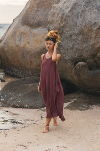 Cotton Dress Mahika Red
