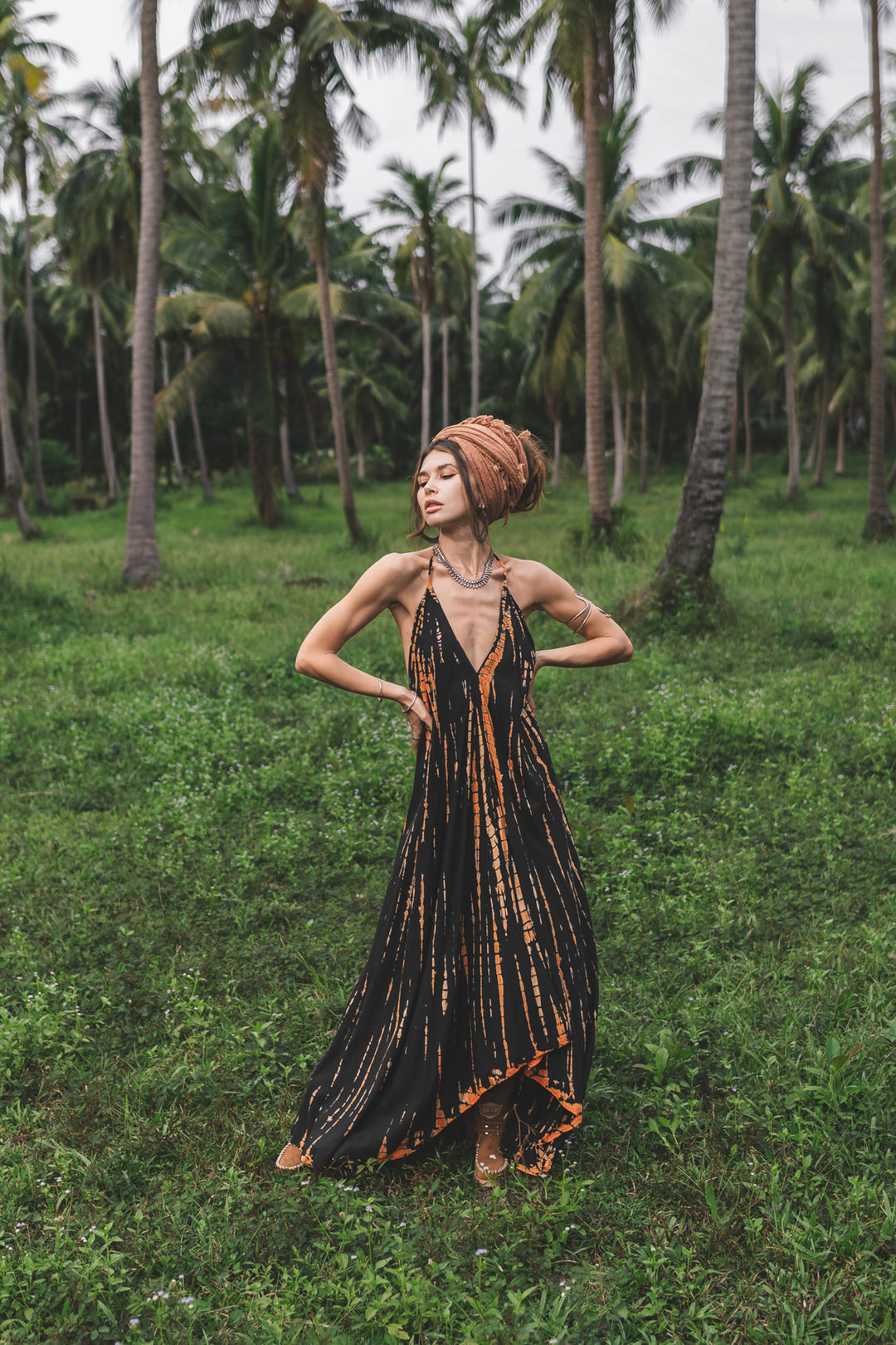 Flamingo Tie Dye Dress Phoenix