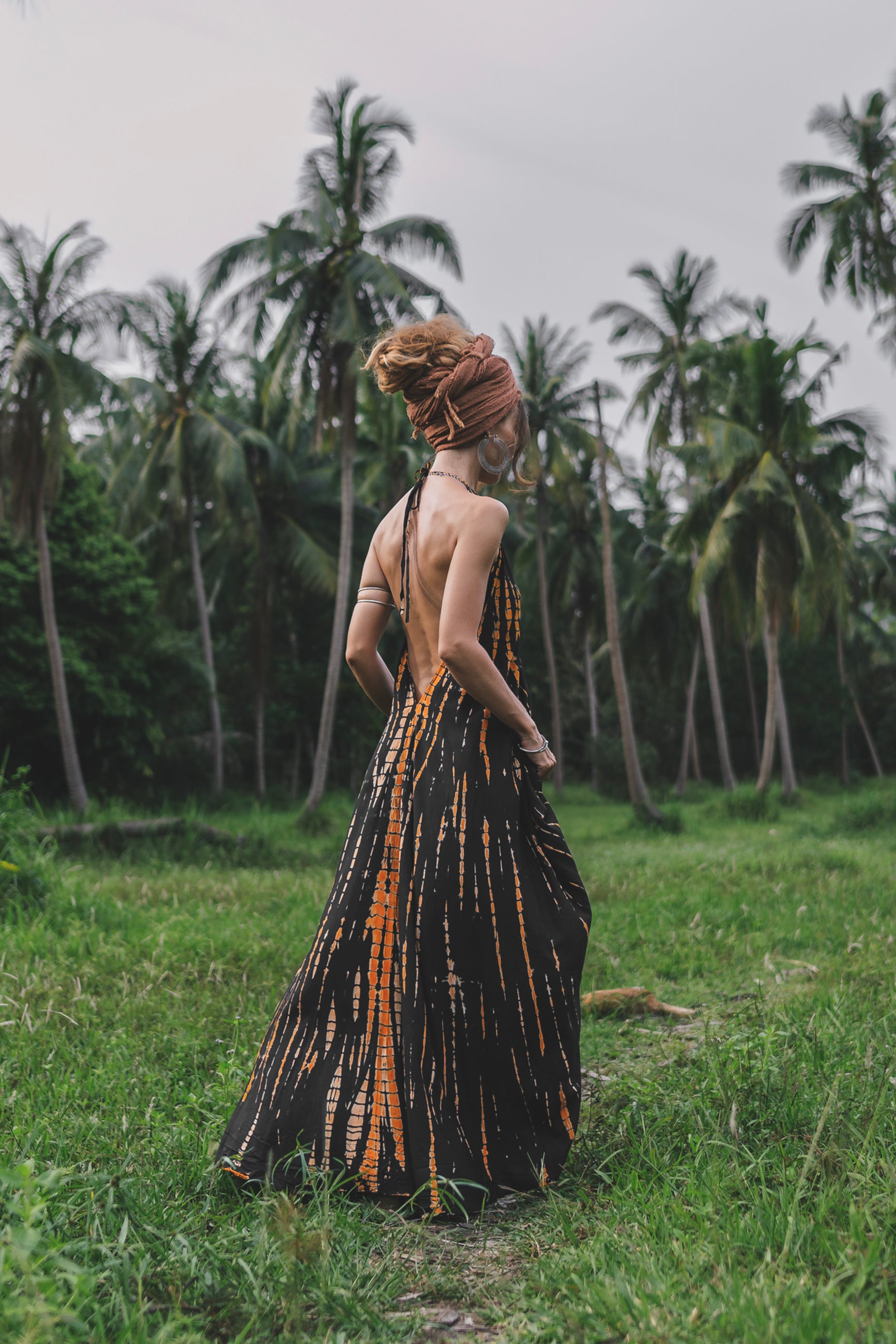 Flamingo Tie Dye Dress Naria