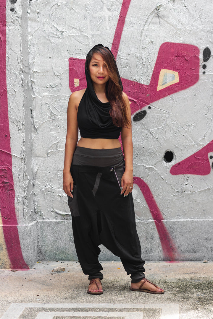 Harem Pants Rebel Street Style Black