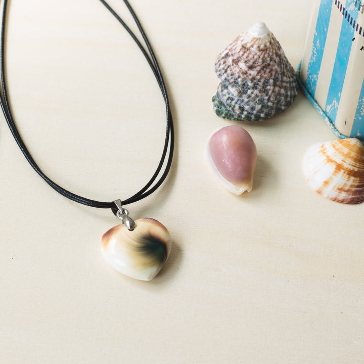 Shell Necklace Boho Style Jewelry  Heart
