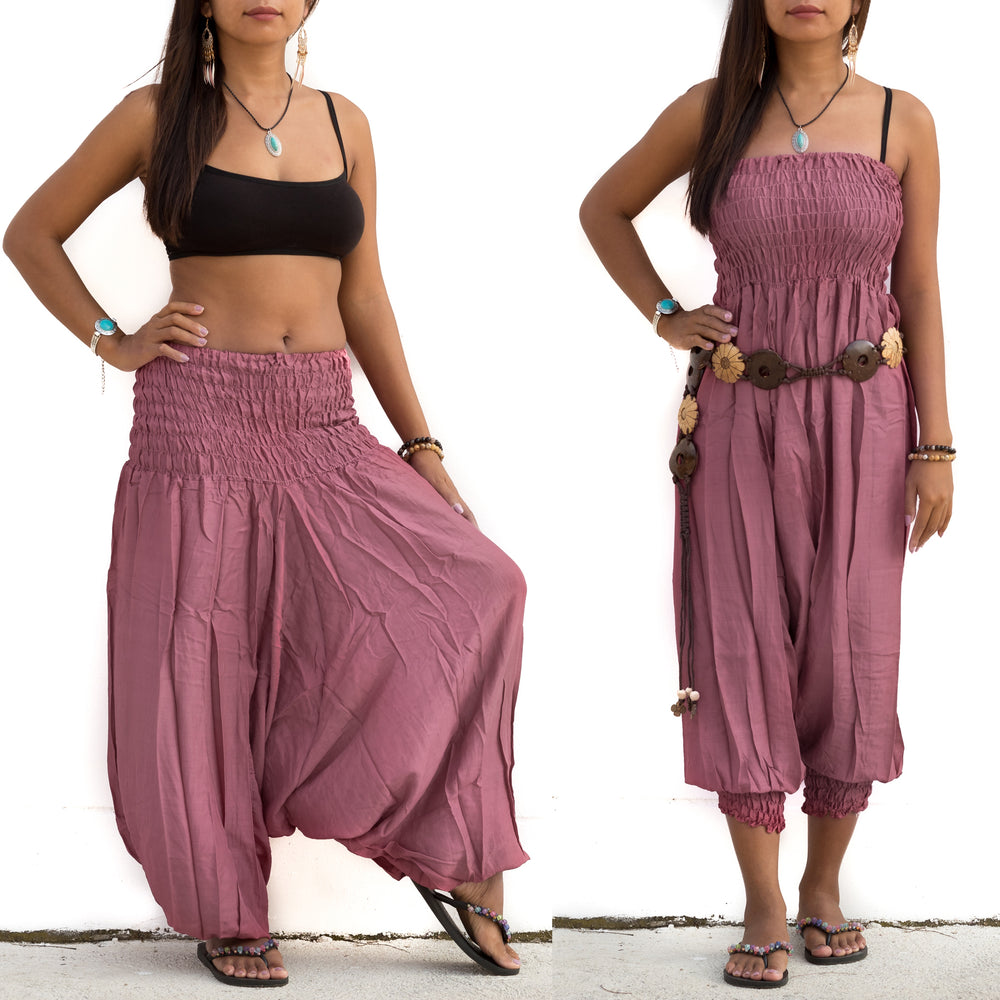 Harem Jumpsuit Pants Violet